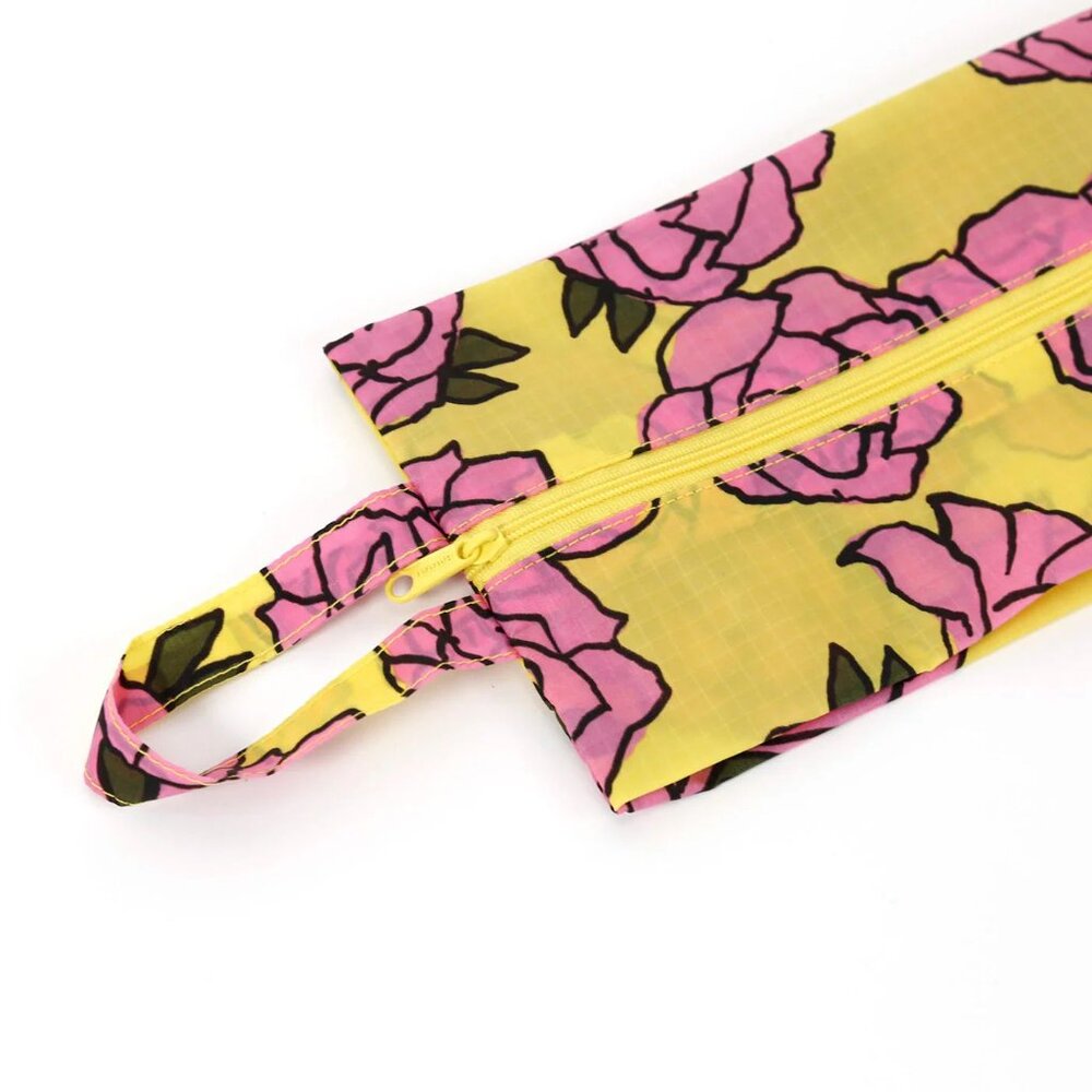 NWOT Baggu 3D Zip Pouch Medium - Rose (Garden Flowers) - Picture 5 of 9